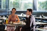 Couple in Café Claire restaurant
